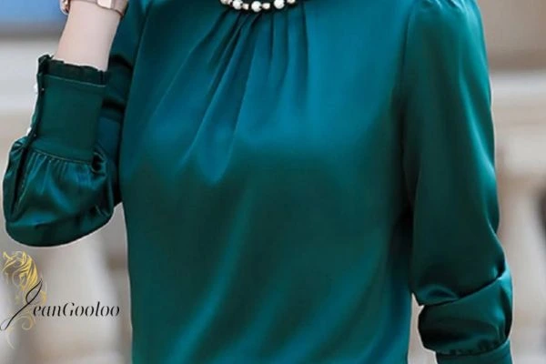 بلوز مجلسی ساده و شیک لمه